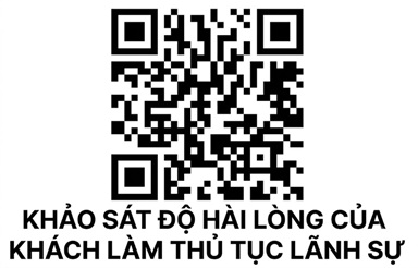 Khảo sát độ hài lòng của khách làm thủ tục lãnh sự